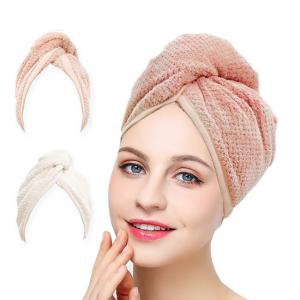 Quality Bamboo Quick Dry Hair Towel Wrap Super Absorbent 200GSM-400GSM for sale