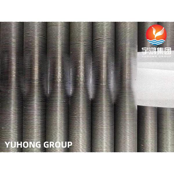 ASME SB163 N04400 G Type Fin Tube Al99.5 Embedded Fin Tube For Vaporizer