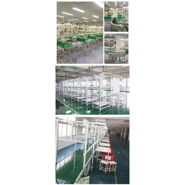 Simple Operation Assembly Line Conveyor , Conveyor Belt Assembly System With Double Layer