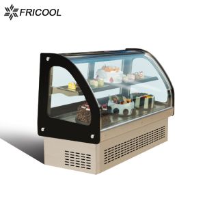 LED Glass Countertop Refrigerated Bakery Display Case With CE ETL