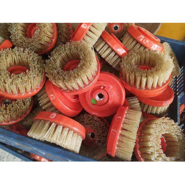 Stone Brushes Frankfurt Shape Silicon Carbide Brush For Marble Antique Polishing Brushing