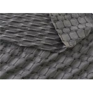 Anticrease Plain Style 150D Polyester Spandex Fabric For Yoga