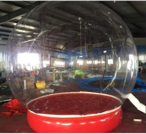 Quality Inflatable Bubble Show Ball Inflatable Red Bubble Tent For Display 2M D Inflatable Bubble Camping Tent for sale