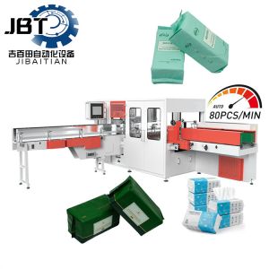 Quality Biodegradable Easy Extraction Facial Tissue Packing Machine Fully Automated for sale