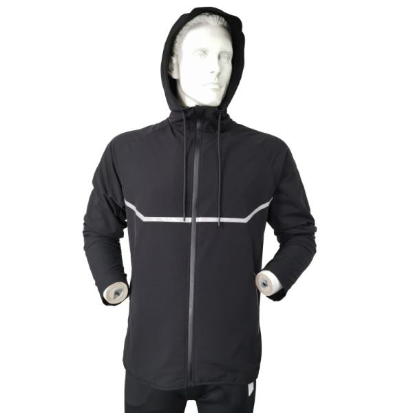 Mens Reflective Mesh Patchwork Designer Track Jacket Custom Track Jackets With Arm Pocket