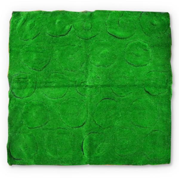 Simulation Artificial Moss Mat Turf Flocking Plant Wall 10mm Plastic Panels