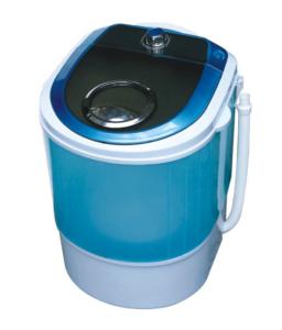 China Blue Portable Quiet Single Tub Washing Machine With Dryer 2.8 Kg Transparent Plastic Cover on sale