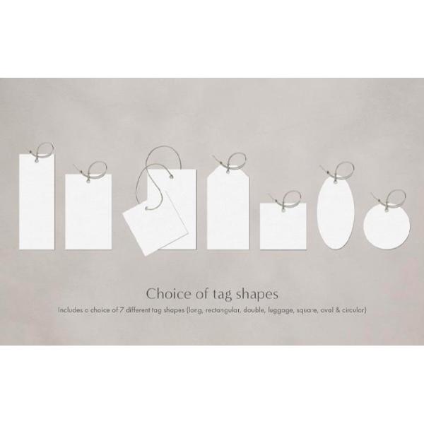 2000g TPU Personalized Hang Tags Embossed Logo Recycled Paper Garment 100pcs