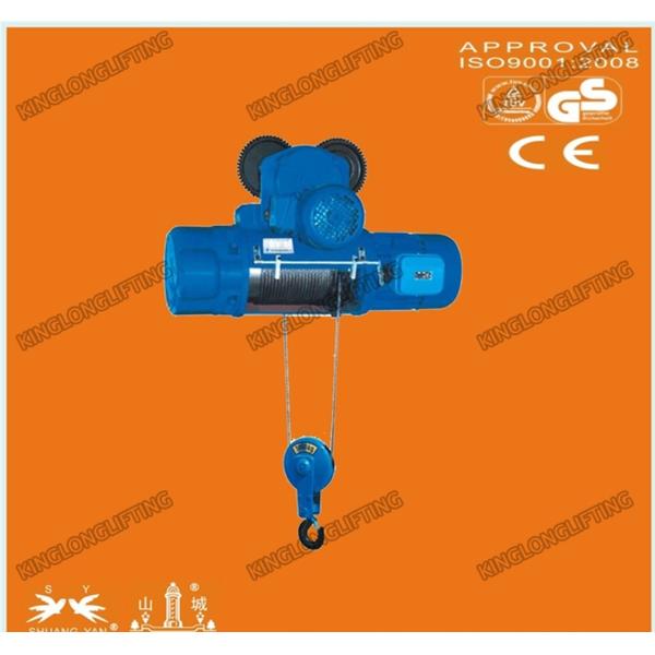 Modular Design Electric Wire Rope Hoist , Electric Rope Hoist Accurate Positioning