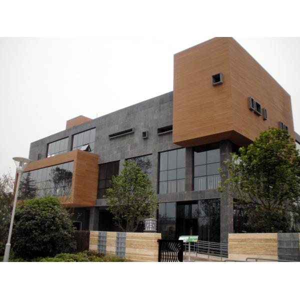 Commercial Waterproof WPC Decorative Panels Wall Cladding 155mm
