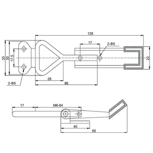 GH-4002 Tool Box Toggle Clamp