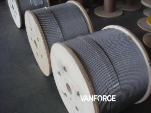 Quality 6x36 FC IWRC Construction Wire Rope Stainless Steel 316 , Marine Wire Rope for sale