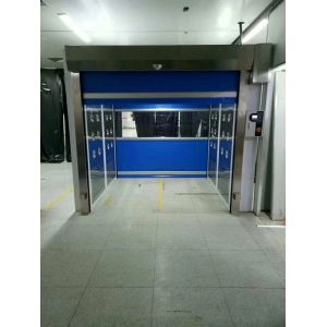 Customized Air Shower Tunnel With Automatic Sliding Door And PLC Control System