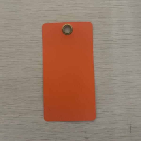 Custom Plastic PVC Blank Waterproof Safety Lockout Tagout Label Tag