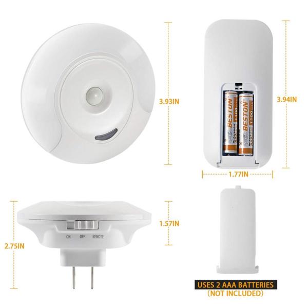 Electric 4.5Volt 96*60MM Remote Control Under Cabinet Light,