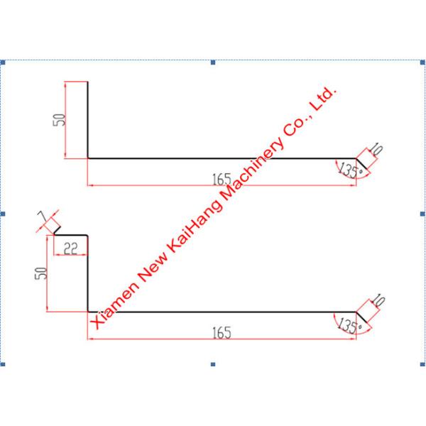 Professional Metal Roof Ridge Cap Roll Forming Machine Trim Roll Former