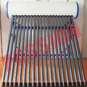 China Customized Color Heat Pipe Solar Water Heater Rooftop High Efficiency on sale
