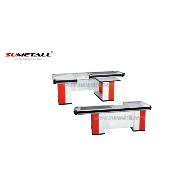 Retail Checkout Desk With Conveyor Belt 