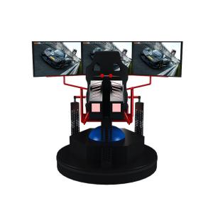 China 3 Dof Motion Simulator Car Racing Game Machine 9d Vr Electric 3 Screens on sale