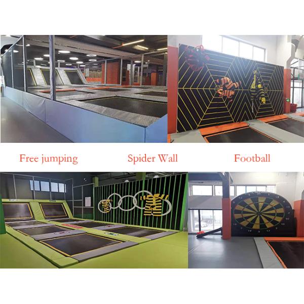 Dodge Ball Rectangular Trampoline With Enclosure 1000mm Height