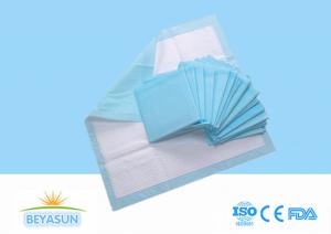 China Blue Disposable Bed Underpads Incontinence 60x90cm With Wood Pulp And SAP on sale