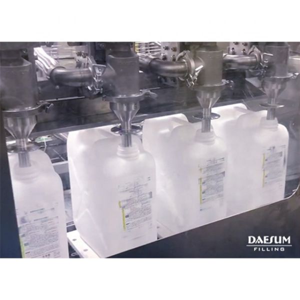 5-40L PLC Controlled Plastic Barrel Jerrycan Small Hole Automatic Liquid Machine Chemical Cleaning Honey Oil Gear Motor Bottle