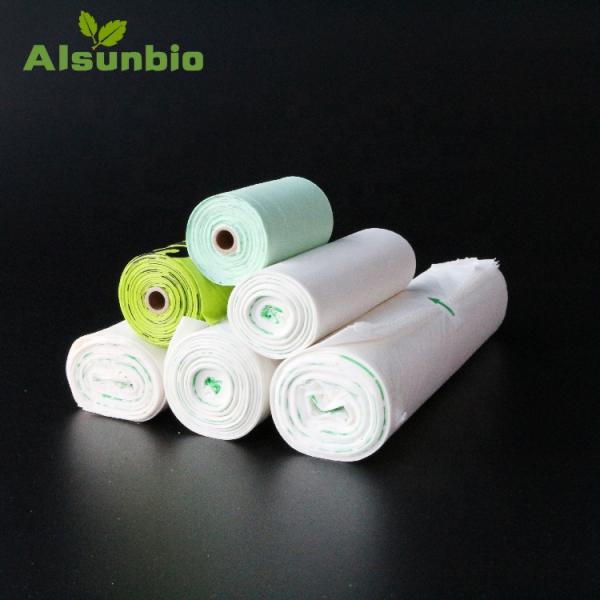 Corn Starch Cellulose Compostable T Shirt Bags For Supermarket Packaging