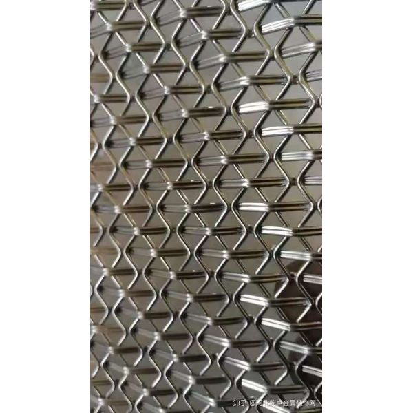 Square Mesh Decorative Steel Mesh With Durable Galvanized Surface Coating