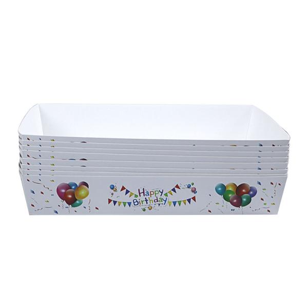 500g Disposable Paper Cake Liners Loaf Tin Baking Rectangle