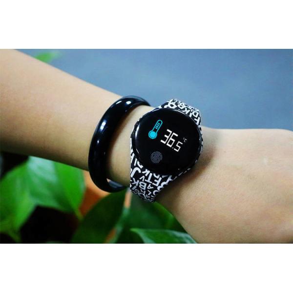 Bluetooth 5.2 Fitness Tracker ROM 512kB Body Temperature Remote Camera For Women