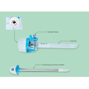 Disposable Hasson / Laparoscopic Trocar With Automatic Diameter In Cannula