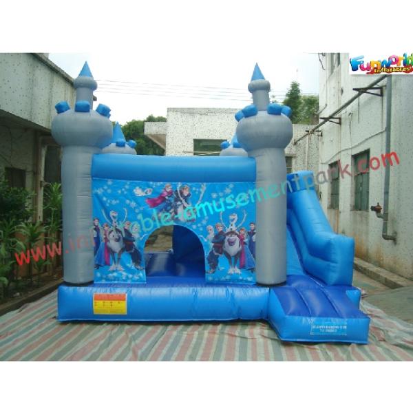 Frozen Inflatable Bounce Houses , Inflatable Frozen Mini Bouncer Slide