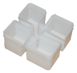 Plastic Square Elevator Oil Can 0.1kg/Pc With ISO9001 Certificate