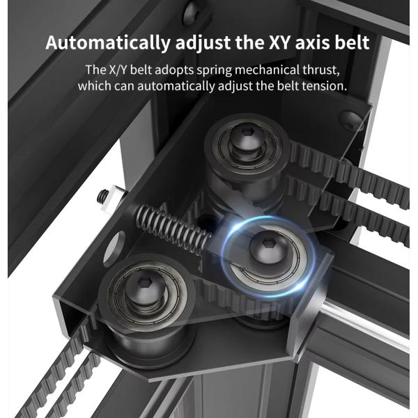Antinsky Tronxy VEHO 600 Pro 2E 2-In-1 3D Printer Dual Extruder Large Size Direct Drive 3D Printer 600x600x600mm 3d Printer Kit