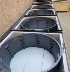 Size Customized Silicon Carbide Grinding Ceramics Black SiC Structure Parts Used In Grinding