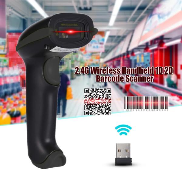 2D PDF417 Data Matrix Wireless Barcode Scanner USB YHD-5700DW QR Code Reader