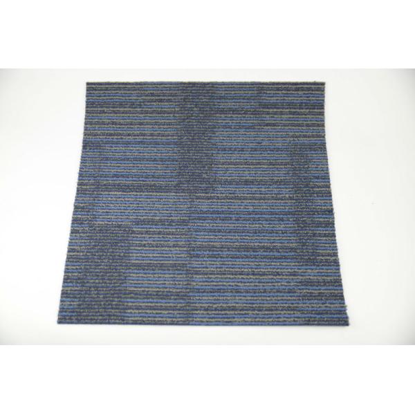 Striped multi level loop fireproof Nylon carpet tiles for office