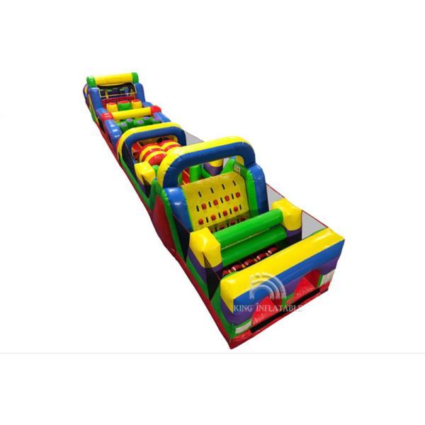 Inflatable Obstacle Course Rental Blow Up Bounce House Wipeout Races For Adults Kids