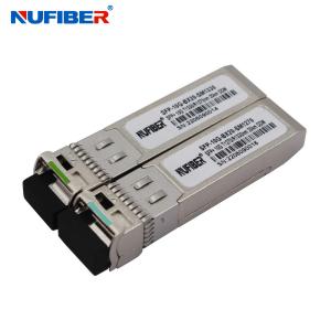 China Mini 10G WDM SFP+ Module 1270nm/1330nm 10G BIDI SFP+ Transceiver 20km LC Connector on sale China Mini 10G WDM SFP+ Module 1270nm/1330nm 10G BIDI SFP+ Transceiver 20km LC Connector on sale
