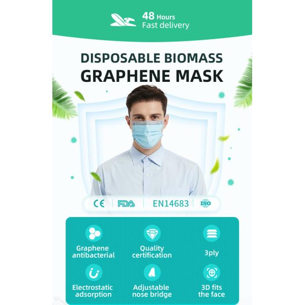 Disposable Graphene 4 Layer Activated Carbon Mask