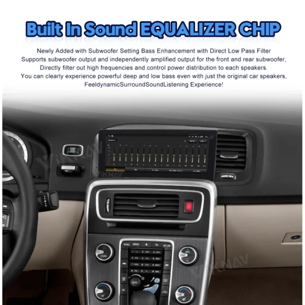 2011-2014 S60 Touch Screen Car Stereo Radio Tesla Style Android Multimedia Player