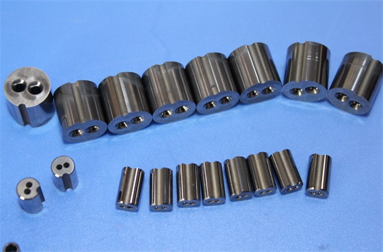 High Performance Tungsten Carbide Twin Hole Nozzle For Industrial Use