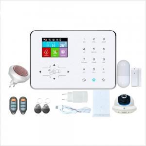 Quality WIFI + GSM / GPRS Home GSM Alarm System NTC Sensor Home Security Alarm Systems for sale