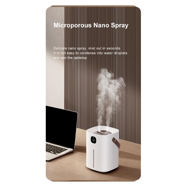 HOMEFISH 2000ml/2L Room Humidifier H2O Air Humidifier 4000mah