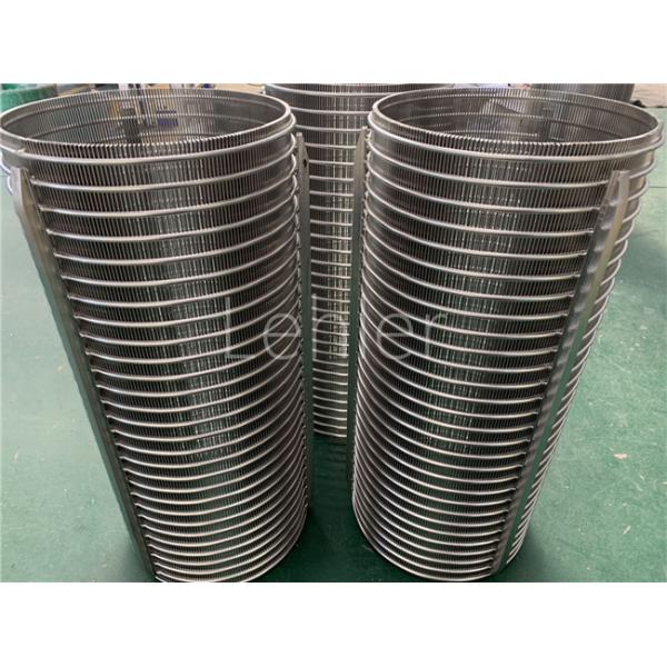 255mm 316L Slot 1mm Screw Press Separator Screens