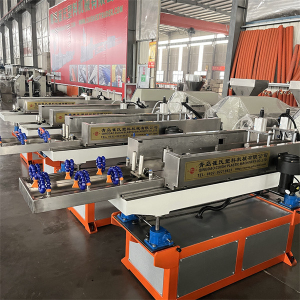 Corrugated Tube Extrusion Line Flexible HDPE Plastic Corrugated Pipe Extrusion Machine