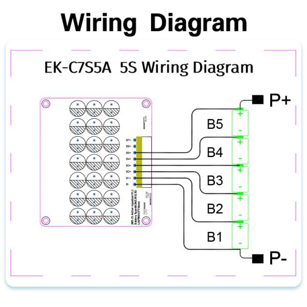 5S 6S 7S 12V 24V Active Balancer 150A 100A 200A 300A LFP / Lithium Battery Protection Board