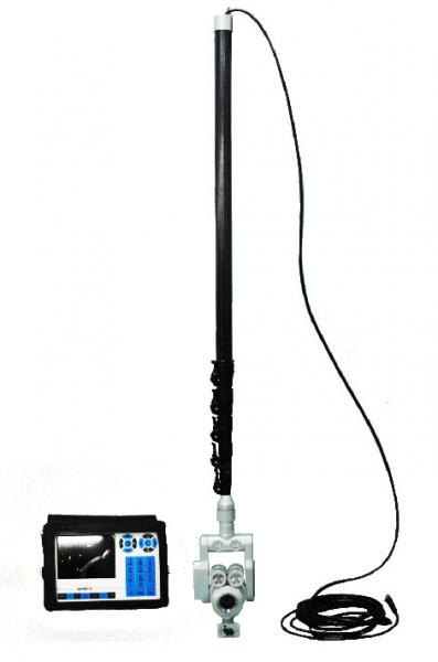 Buy Lightweight Telescopic Inspection Camera , Sewer Pole Camera Carbon Fiber Pole at wholesale prices