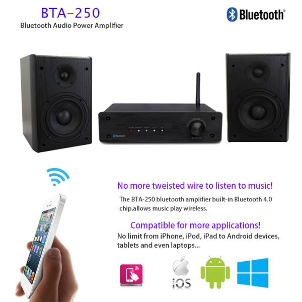 HiFi Audio Power Amplifier 2 Channel Stereo Class D Digital Integrated Bluetooth Amplifier