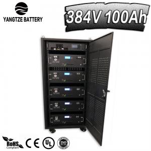 Quality 384V 200Ah High Voltage Lithium Battery Lifepo4 Li Ion HV 76kwh With Cabinet for sale